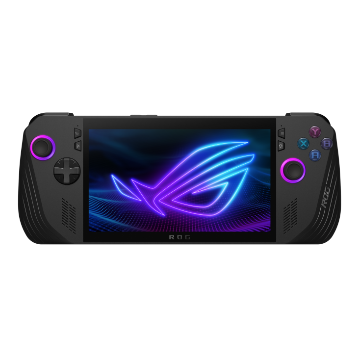 Le ROG Ally X (2024) de ASUS, une console de jeu portable puissante avec un écran immersif de 7 pouces et un design élégant.