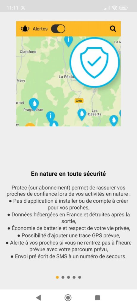 WaffApp application randonnée