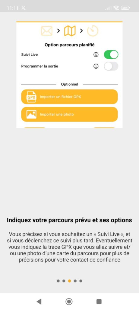 WaffApp application randonnée