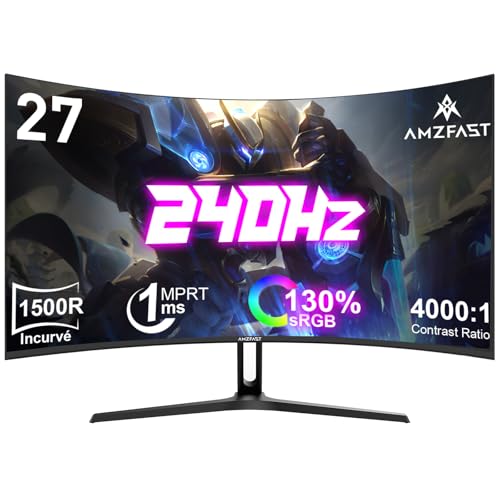 Test & Avis Écran Amzfast 27″ 240Hz